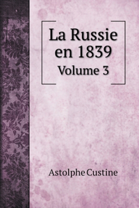 La Russie en 1839