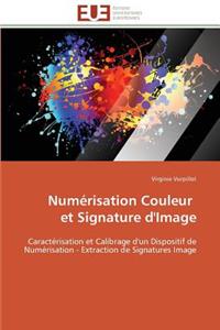 Numérisation Couleur Et Signature d'Image