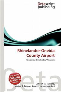 Rhinelander-Oneida County Airport