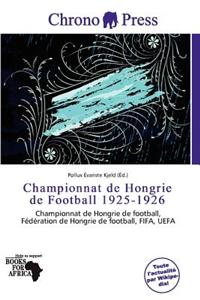 Championnat de Hongrie de Football 1925-1926