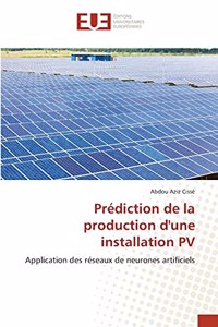 Prédiction de la production d'une installation PV