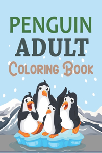 Penguin Adult Coloring Book