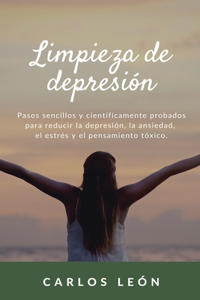 LIMPIEZA DE DEPRESIÓN. Pasos sencillos y científicamente probados para reducir la depresión, la ansiedad, el estrés y el pensamiento tóxico.