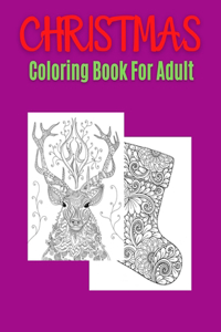 Christmas Coloring Book For Adult