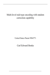 Multi-level raid-type encoding with random correction capability