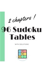 2 chapters ! 96 sudoku tables with solutions.