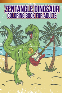 Zentangle dinosaur Coloring Book For Adults