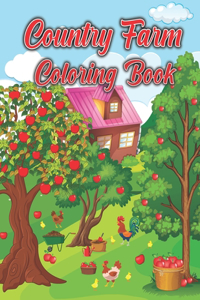Country Farm Coloring Book