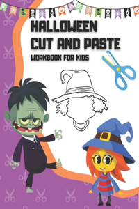 Halloween Cut and Paste Workbook for Kids