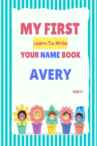 My First Learn-To-Write Your Name Book
