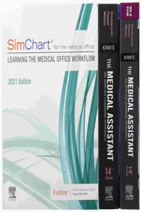 Kinn's the Medical Assistant - Text, Study Guide and Procedure Checklist Manual, and Simchart for the Medical Office 2021 Edition Package
