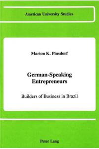 German-Speaking Entrepreneurs