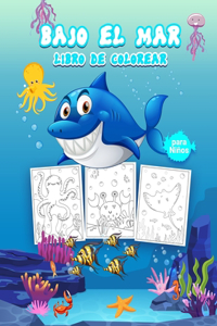 Bajo el Mar Libro de Colorear para Niños