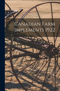 Canadian Farm Implements 1922