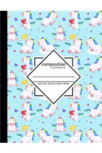 Composition Notebook College Ruled Lined Paper