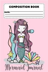 Composition Book Mermaid Journal