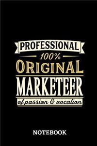 Professional Original Marketeer Notebook of Passion and Vocation