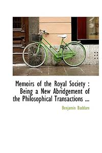 Memoirs of the Royal Society