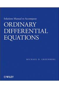 Ordinary Differential Equations, Solutions Manual