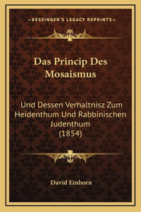 Das Princip Des Mosaismus