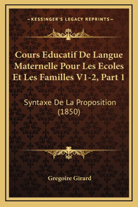Cours Educatif De Langue Maternelle Pour Les Ecoles Et Les Familles V1-2, Part 1