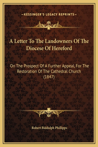 A Letter To The Landowners Of The Diocese Of Hereford