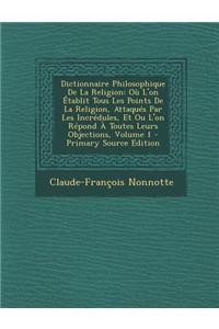Dictionnaire Philosophique de la Religion
