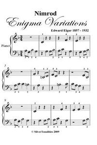 Nimrod Enigma Variations Beginner Piano Sheet Music