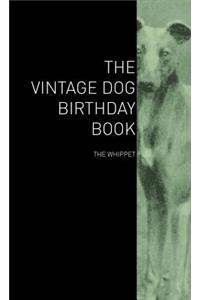 Vintage Dog Birthday Book - The Whippet
