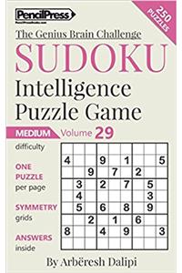 Sudoku Puzzle Books Volume 29. Medium. Sudoku Intelligence Puzzle Game