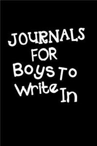 Journals For Boys To Write In