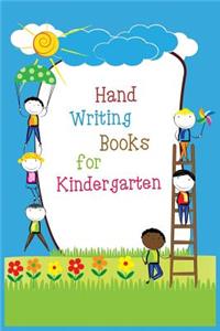 Hand Writing Books For Kindergarten