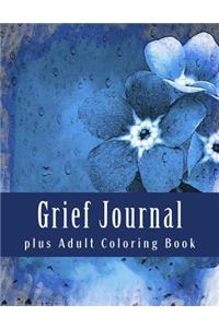 Grief Journal plus Adult Coloring Book