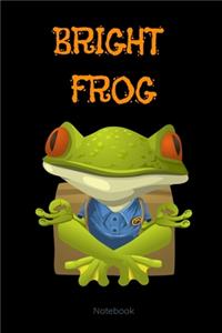 Bright Frog Composition Notebook