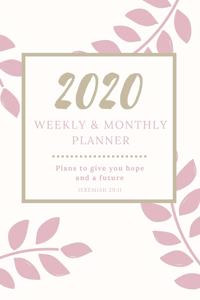 2020 Weekly and Monthly Planner