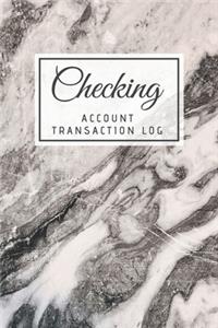 Checking Account Transaction Log