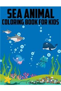 Sea Animal Coloring Book for Kids
