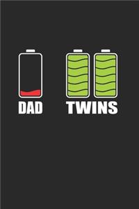 Dad Of Twins Notebook