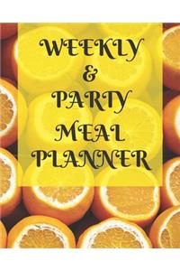 Weekly Meal & Party Planner