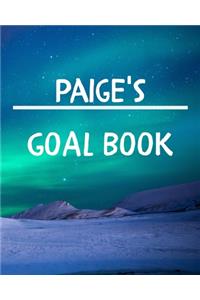 Paige's Goal Book