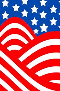 2020 Daily Planner Red White Blue USA Flag Design 388 Pages