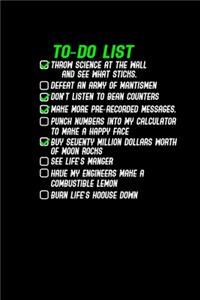 To-do list