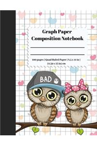 Graph Paper Composition Notebook