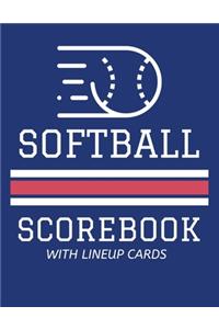 Softball Scorebook With Lineup Cards