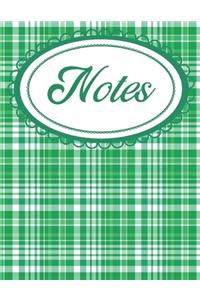 Irish Plaid School Composition Notebook