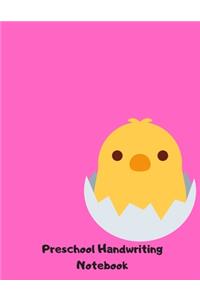 Preschool Handwriting Notebook