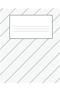 White Composition Notebook
