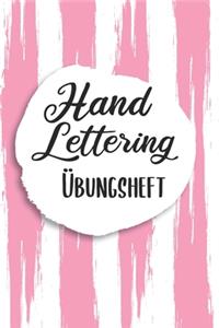 Hand Lettering Übungsheft
