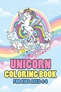 Unicorn Coloring Book for Kids Ages 4-8