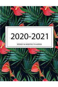 2020 - 2021 Weekly And Monthly Planner